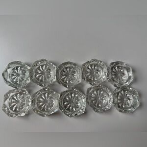 Antique crystal sale dips salt cellars 10
Pieces cut crystal fancy